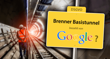 Brenner Basistunnel - bezahlt von Google?