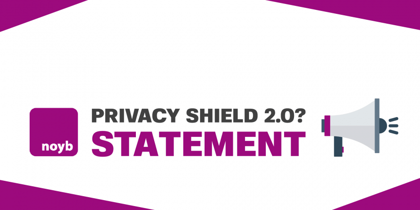 Privacy Shield 2.0 statement