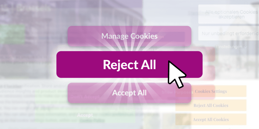 Cookie Banner Reject All