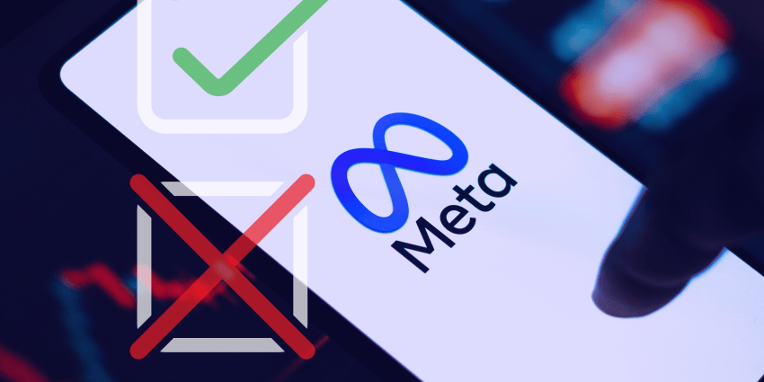 Meta Logo with checkboxes