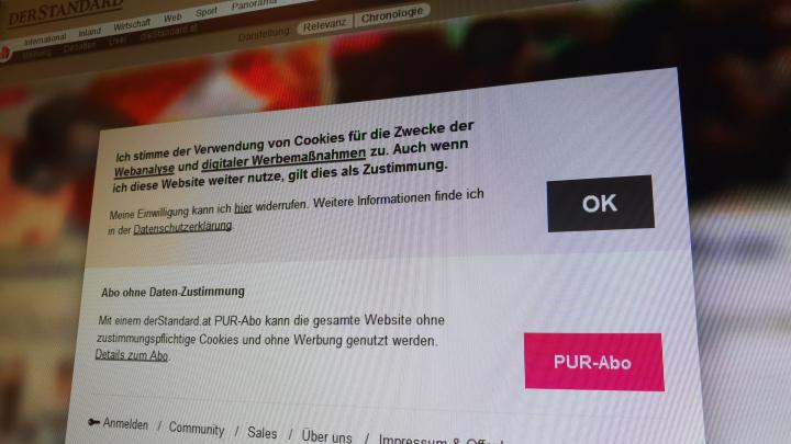 “Pay or Okay” bei derStandard.at?